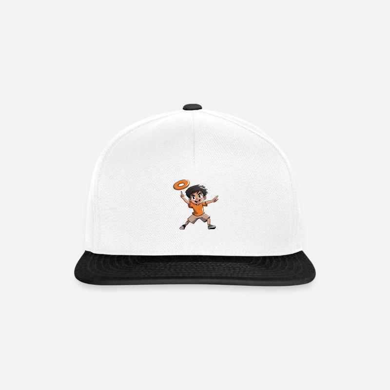 Frisbee Frisbee player - Snapback Cap - white/black