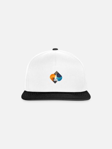 Segelboot Segelboote Segelschiff - Snapback Cap - Weiß/Schwarz