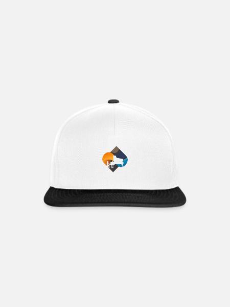 Instrument Klavier - Snapback Cap - Weiß/Schwarz