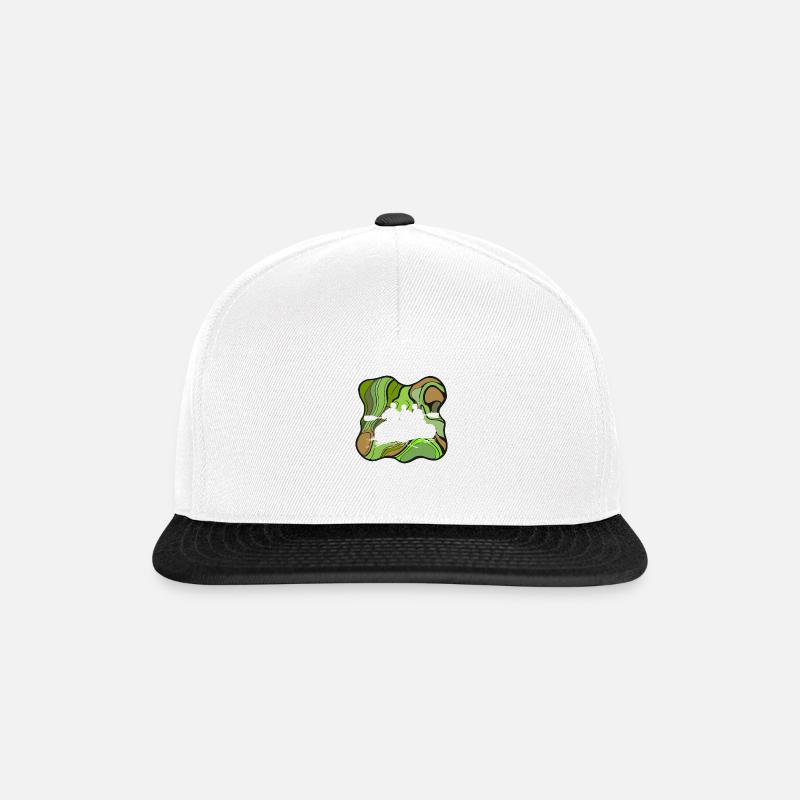 Rowing Kayak - Snapback Cap - white/black