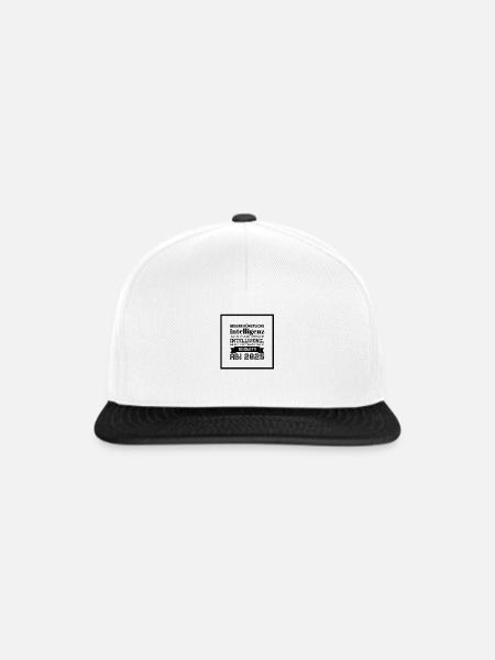 Abi - Snapback Cap - Weiß/Schwarz