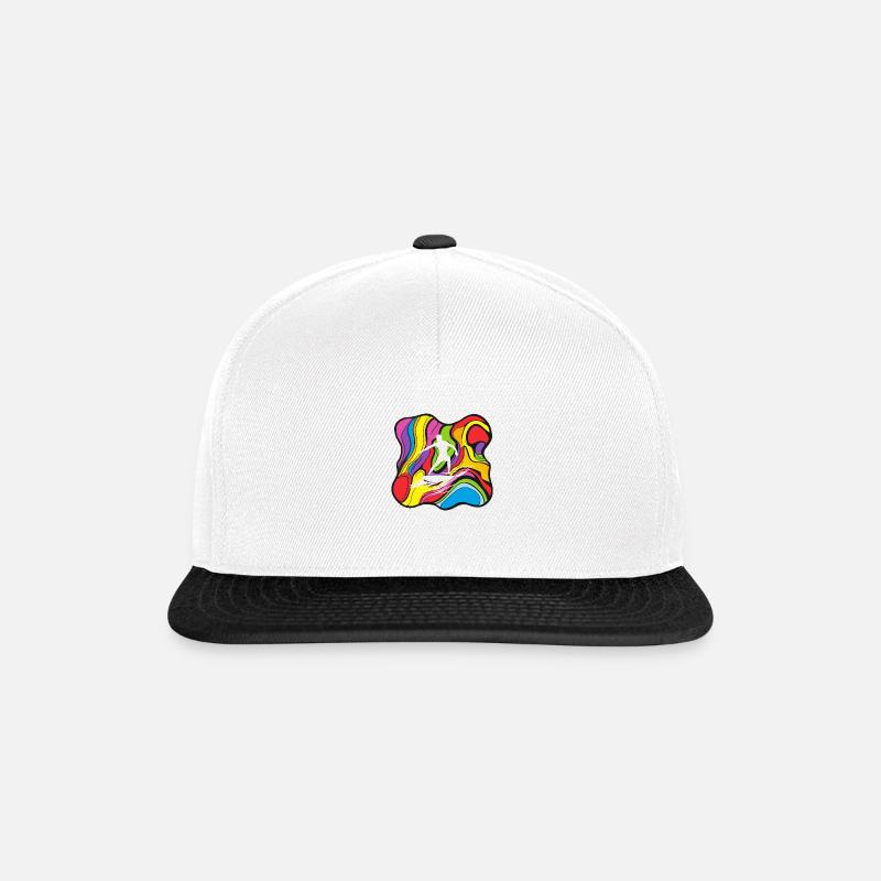 Planche de surf Surf Camp - Casquette snapback - blanc/noir