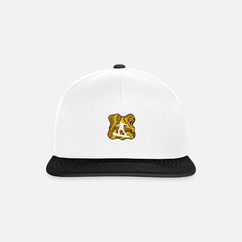 Wakeboarding Board Wakeboarder - Snapback Cap - white/black