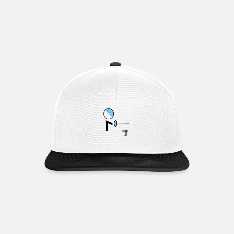 BlueHalf - Snapback Cap - Weiß/Schwarz