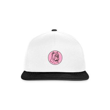 Mastif - Snapback Cap - Weiß/Schwarz - Vorne