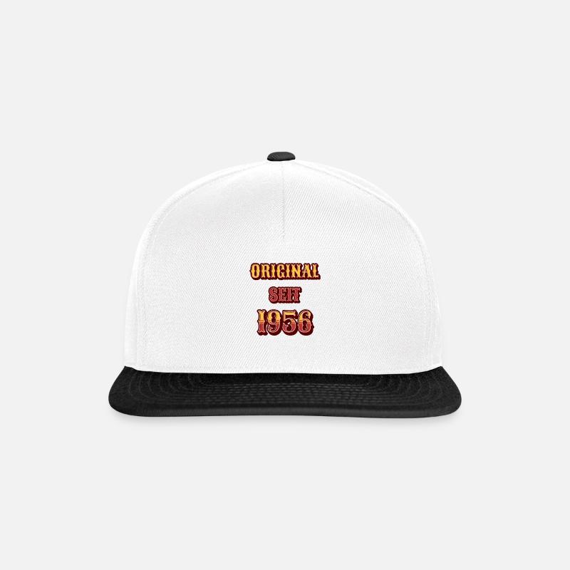 ORIGINAL SEIT 1956 - Snapback Cap - Weiß/Schwarz
