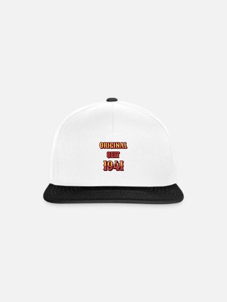 ORIGINAL SEIT 1941 - Snapback Cap - Weiß/Schwarz