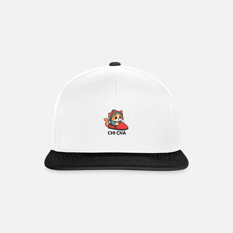 Chatpelle #2 - Chi Cha - Casquette snapback - blanc/noir