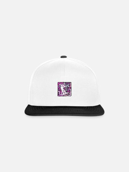 Wakeboarding Board - Snapback Cap - Weiß/Schwarz