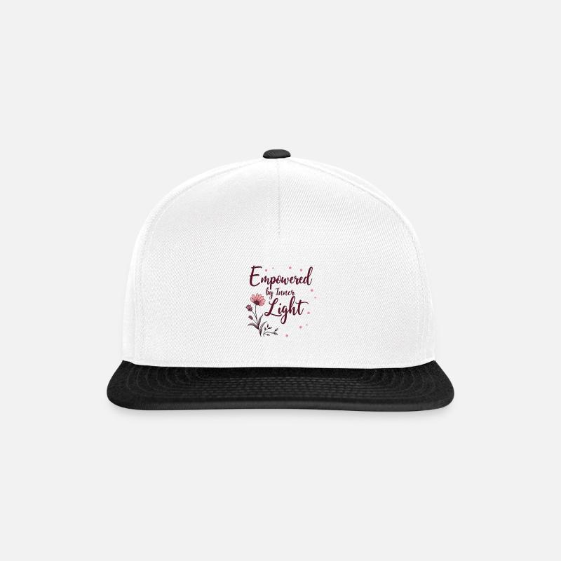 Empowered By Inner Light - Casquette snapback - blanc/noir