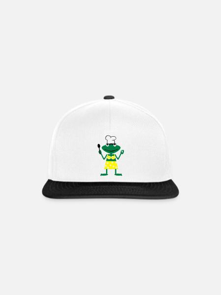 Cook frog - Snapback Cap - Weiß/Schwarz