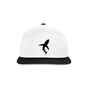 hai_1 - Casquette snapback - blanc/noir - Devant