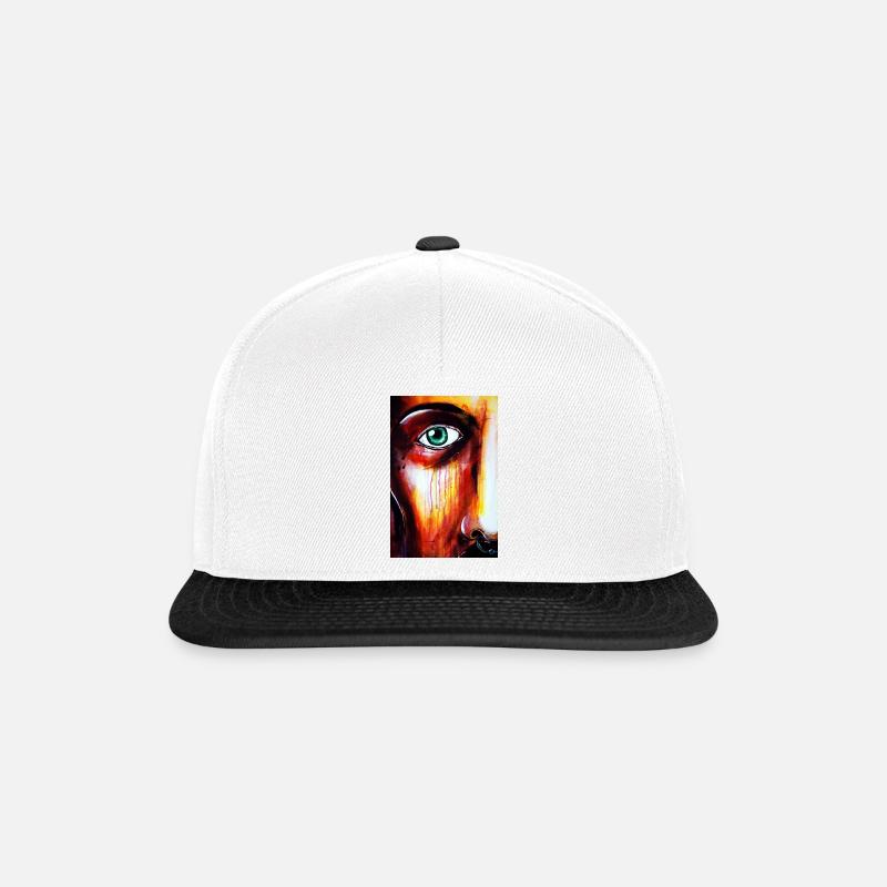 Eye Dürer - Casquette snapback - blanc/noir