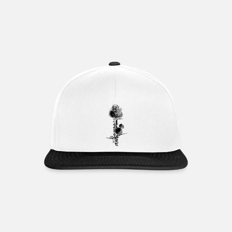 chardon - Casquette snapback - blanc/noir