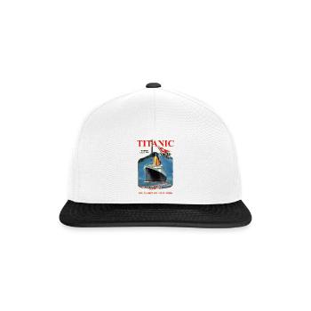 TITANIC Liner Kreation Louis RUNEMBERG © Adagp - Snapback Cap - Weiß/Schwarz - Vorne