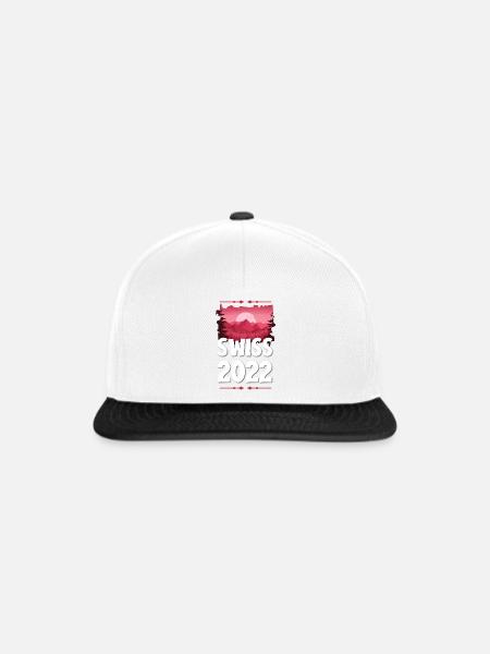 Swiss 2022 - Snapback Cap - Weiß/Schwarz