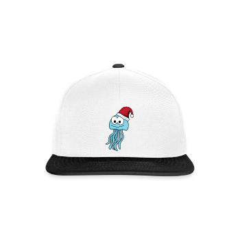 Méduses Comic Christmas - Casquette snapback - blanc/noir - Devant