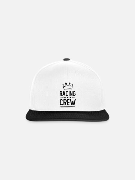 Racing Crew - Snapback Cap - Weiß/Schwarz