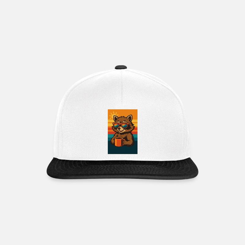 7BEBC6A3 71D8 4112 8DC4 B19ECED59D22 - Snapback Cap - Weiß/Schwarz