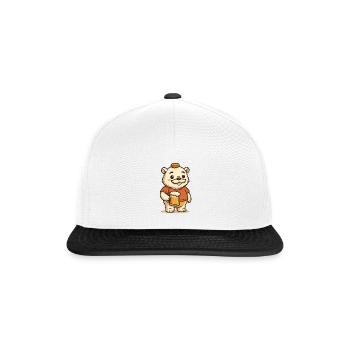 BeerMonster (en anglais) - Casquette snapback - blanc/noir - Devant
