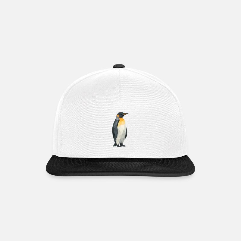 Polygon Pinguin - Snapback Cap - Weiß/Schwarz