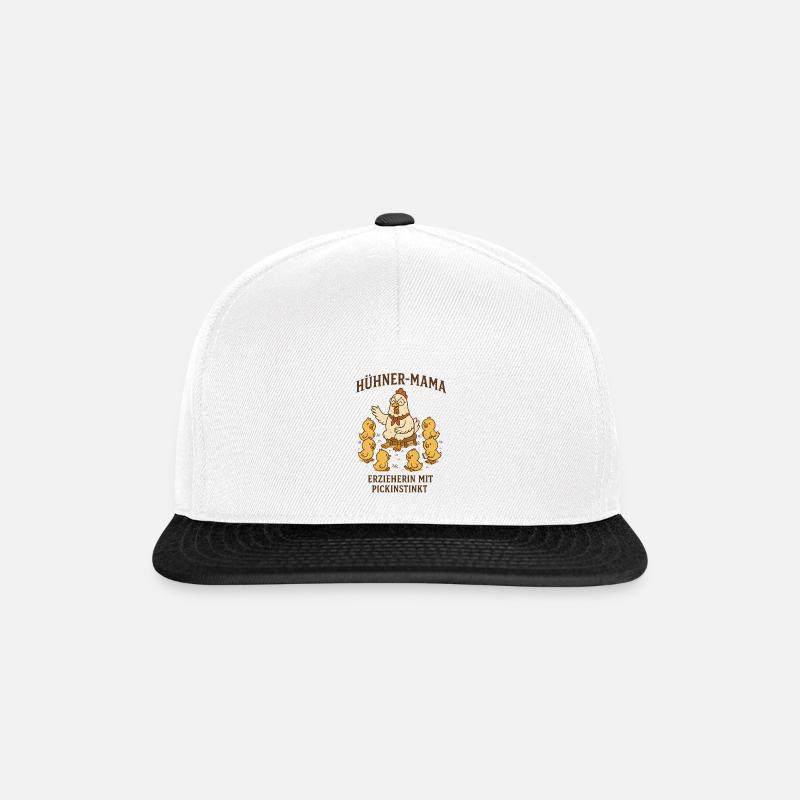 Erzieherin mit Pickinstinkt - Snapback Cap - Weiß/Schwarz