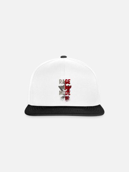 Rage Mode - Snapback Cap - Weiß/Schwarz