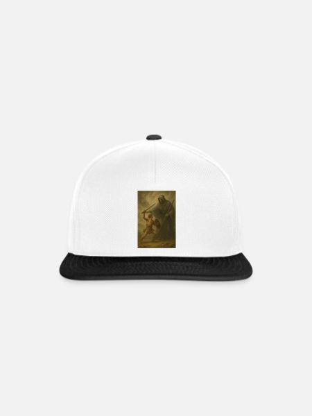Kämpfer - Snapback Cap - Weiß/Schwarz