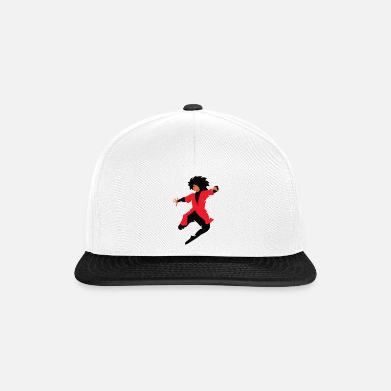 Georgian Dancer,Georgischer Tänzer - Snapback Cap - Weiß/Schwarz