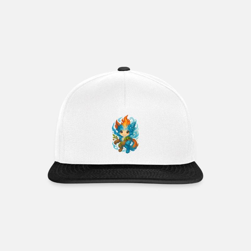 Elemental - Snapback Cap - white/black