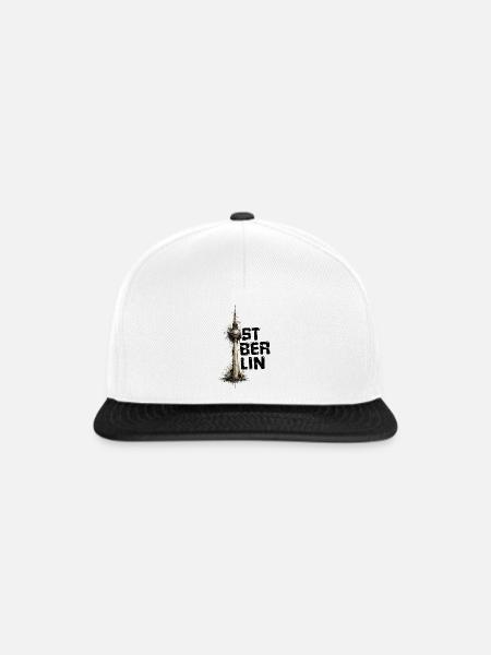 Ostberlin - Snapback Cap - Weiß/Schwarz