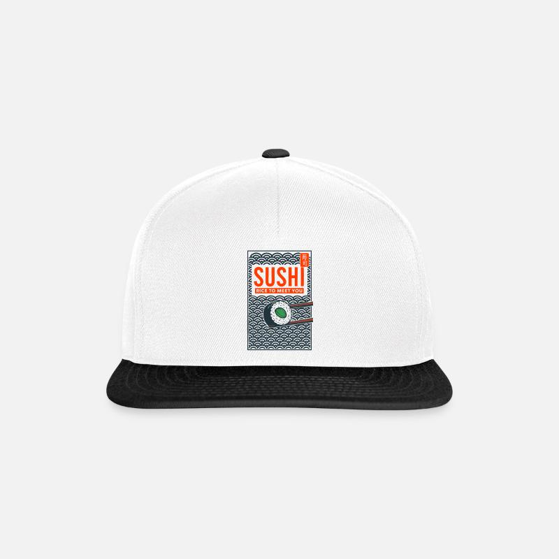 Rice pour te rencontrer - Casquette snapback - blanc/noir