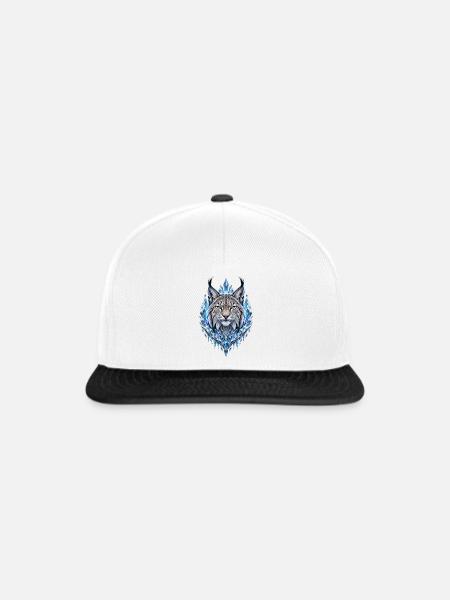 Luchs - Snapback Cap - Weiß/Schwarz