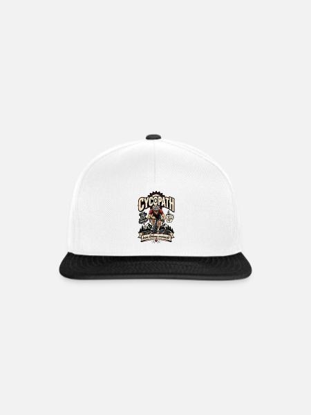 Cycopath - Snapback Cap - Weiß/Schwarz