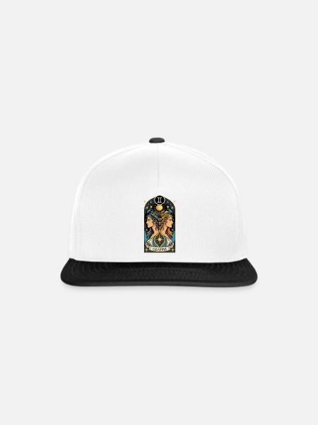 ZWILLINGE STERNZEICHEN - Snapback Cap - Weiß/Schwarz