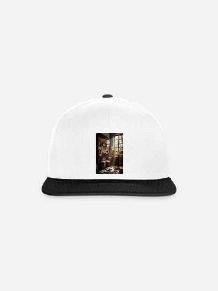 Dusty Archiv-Studie - Snapback Cap - Weiß/Schwarz