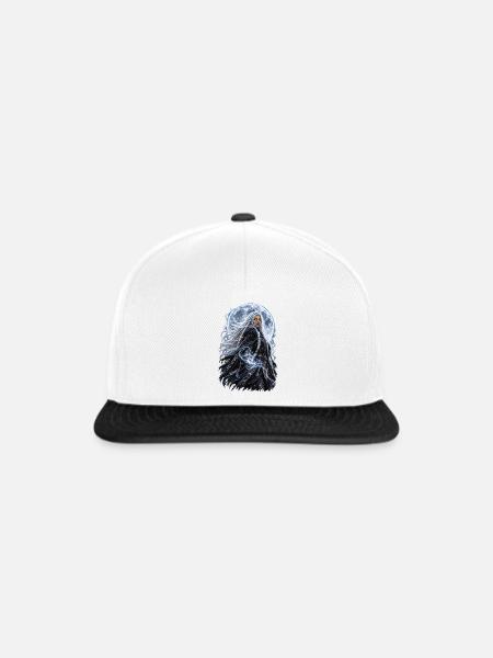 Tochter des Mondes - Snapback Cap - Weiß/Schwarz