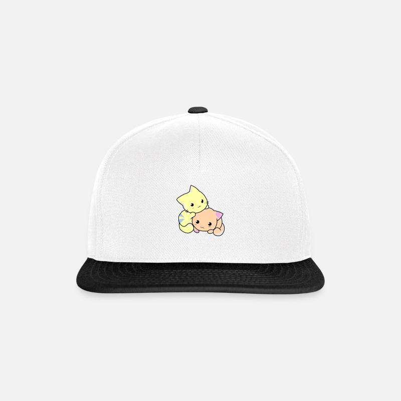 Cats - Snapback Cap - white/black