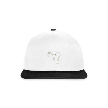 Signe du Zodiaque Bélier Horoscope Astrologie - Casquette snapback - blanc/noir - Devant