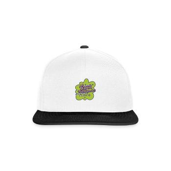 Inspirational Teacher T-Shirt - Teach with Passion - Snapback Cap - Weiß/Schwarz - Vorne