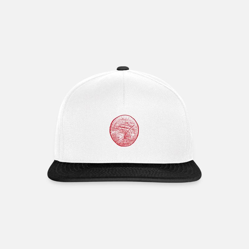 Punainen - Casquette snapback - blanc/noir