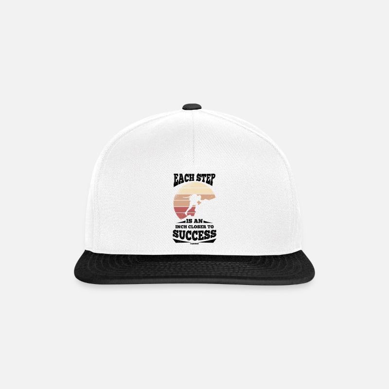 Motivation - Snapback Cap - Weiß/Schwarz