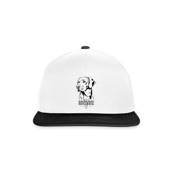 Rhodesian Ridgeback papa chien chien Wilsigns - Casquette snapback - blanc/noir - Devant