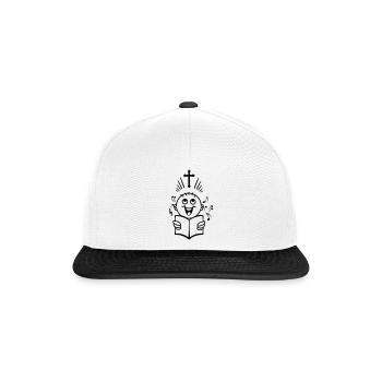 Boy religion psalm singing - Snapback Cap - white/black - Front