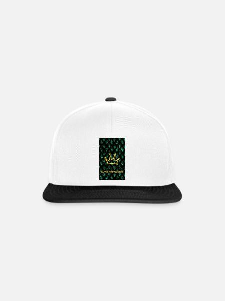 K&Q D1 - Snapback Cap - Weiß/Schwarz