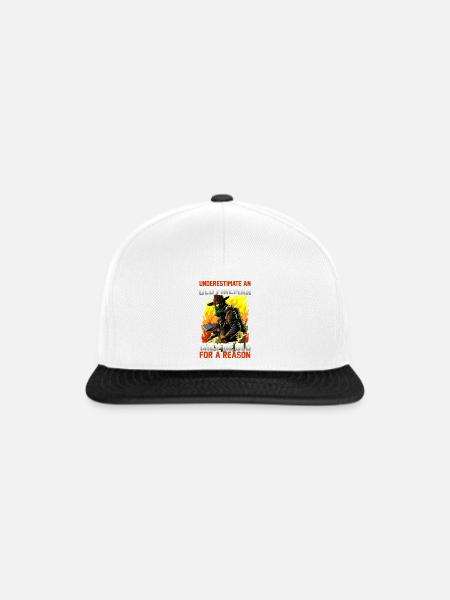 Feuerwehr - Snapback Cap - Weiß/Schwarz