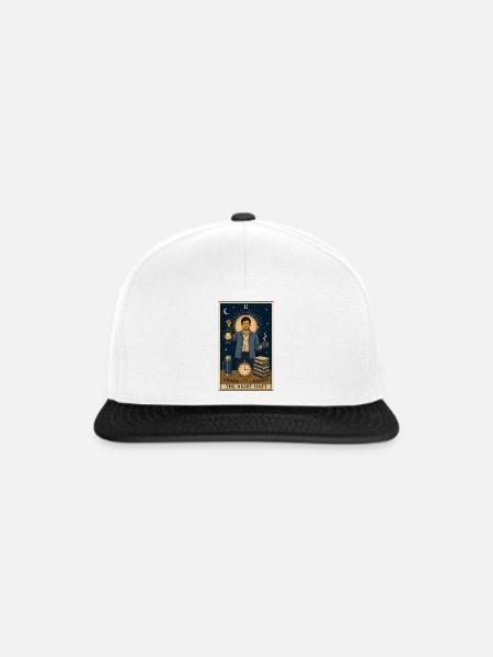 Nachtwache | Schichtdienst Tarot - Snapback Cap - Weiß/Schwarz