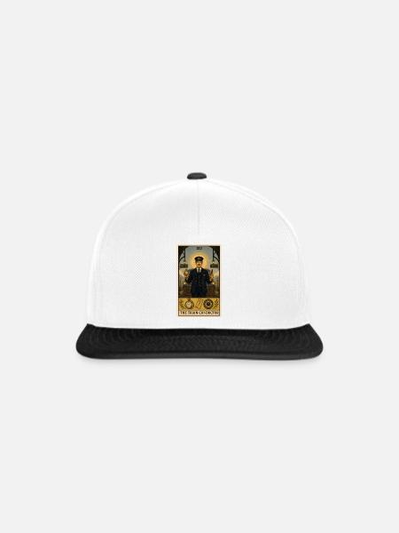 Schaffner | Eisenbahn Tarot - Snapback Cap - Weiß/Schwarz