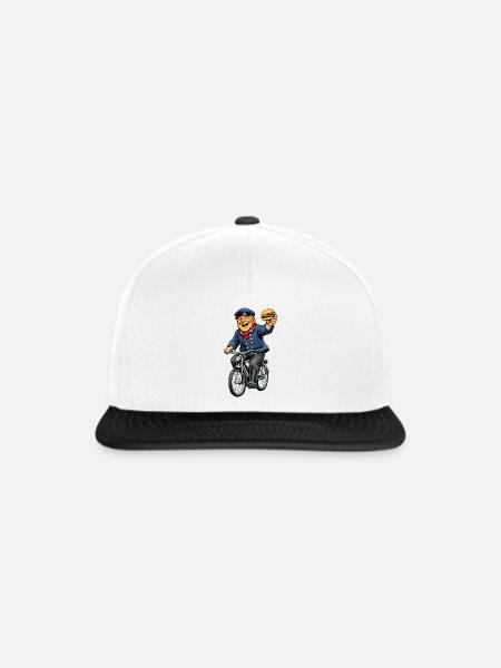 Ostfriese Hamburger - Snapback Cap - Weiß/Schwarz