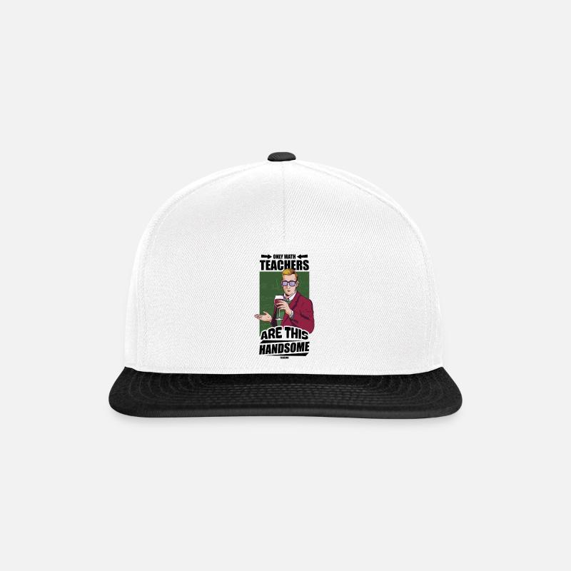 Mathématiques Math Mathématicien Math Professeur Cadeau - Casquette snapback - blanc/noir